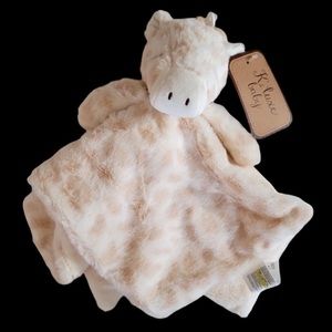 K. LUXE BABY KellyToy Security Blanket Lovie Rattle Giraffe Lovey NWT